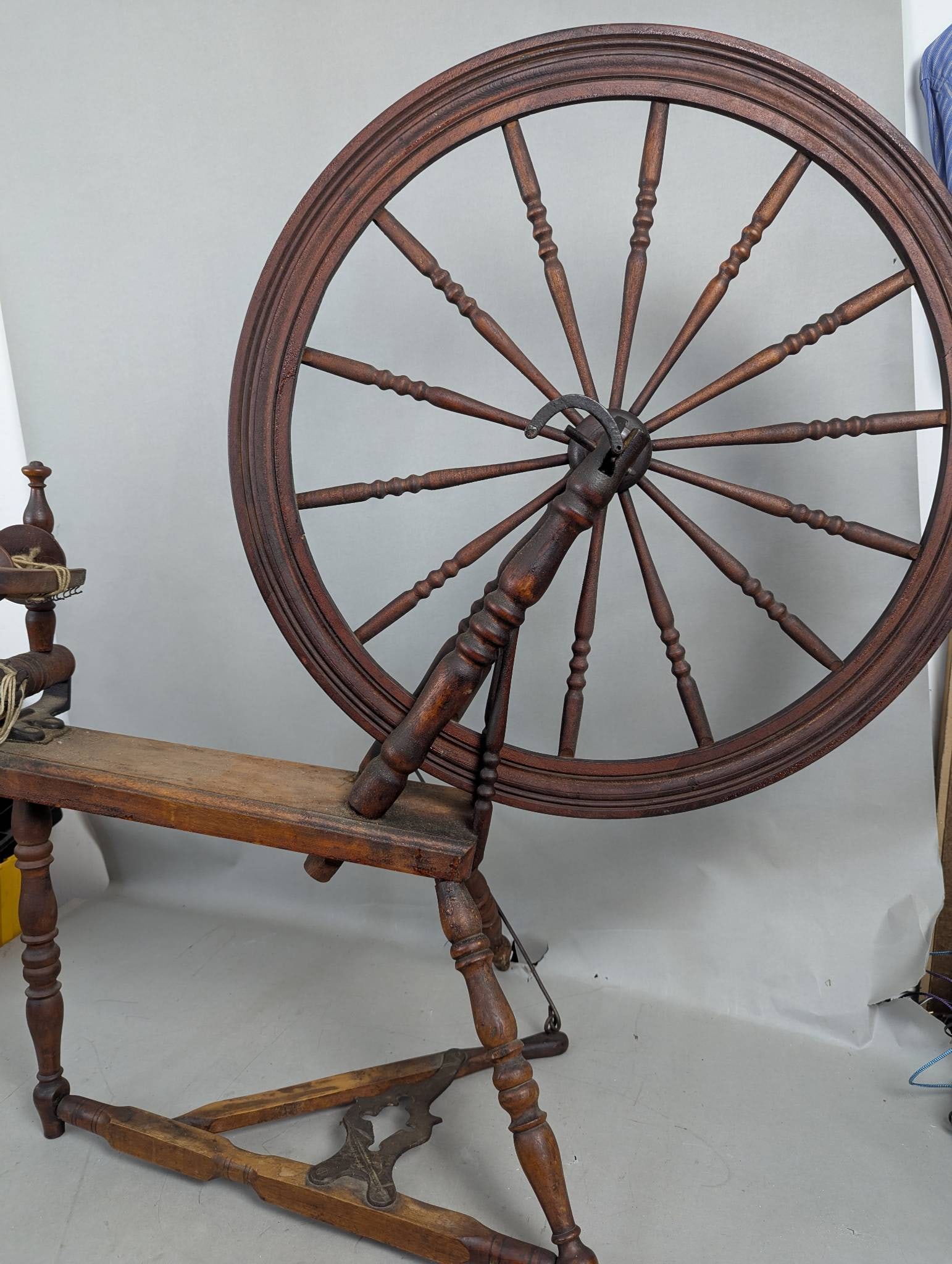 Mid-19th Century American Spinning WheelÂ  (1 of 11)