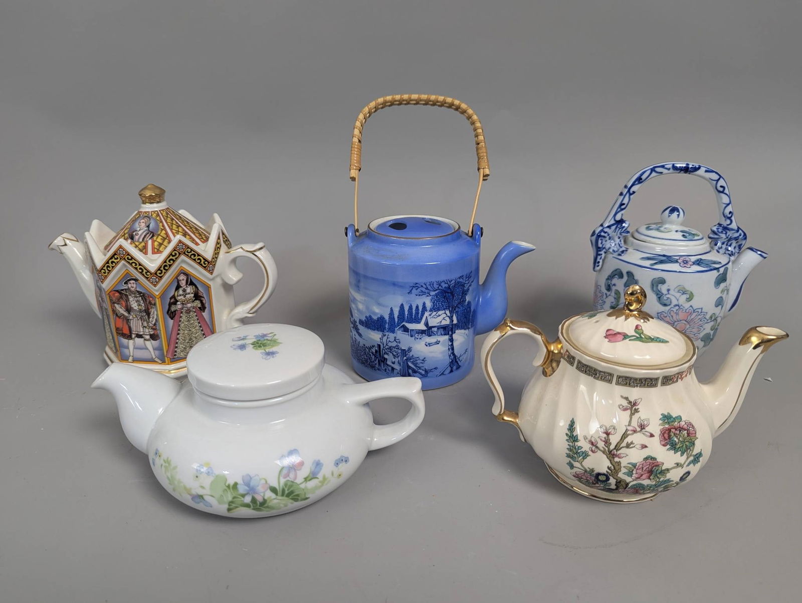 5 Various Teapots Including Toscany Chinese and Sadler (1 of 11)