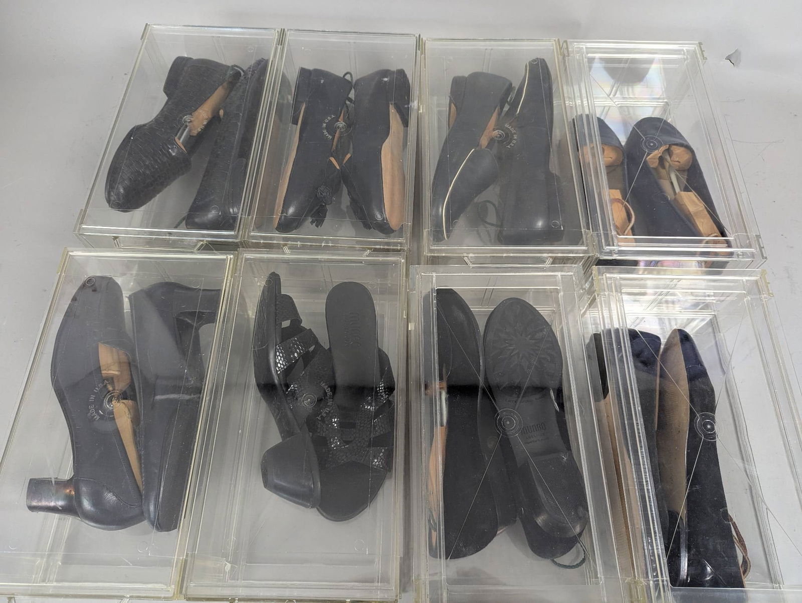 8 Womens Size 8 Shoes with Plastic Cases (1 of 16)
