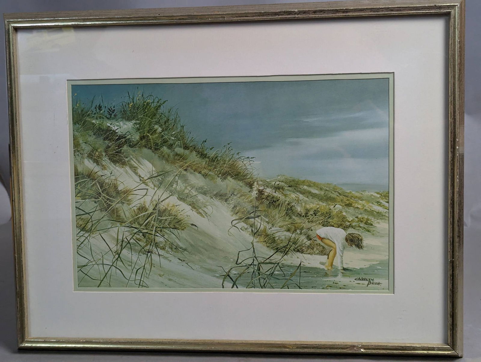 Framed Giclee Print At the Beach by Carolyn Blish (1 of 11)