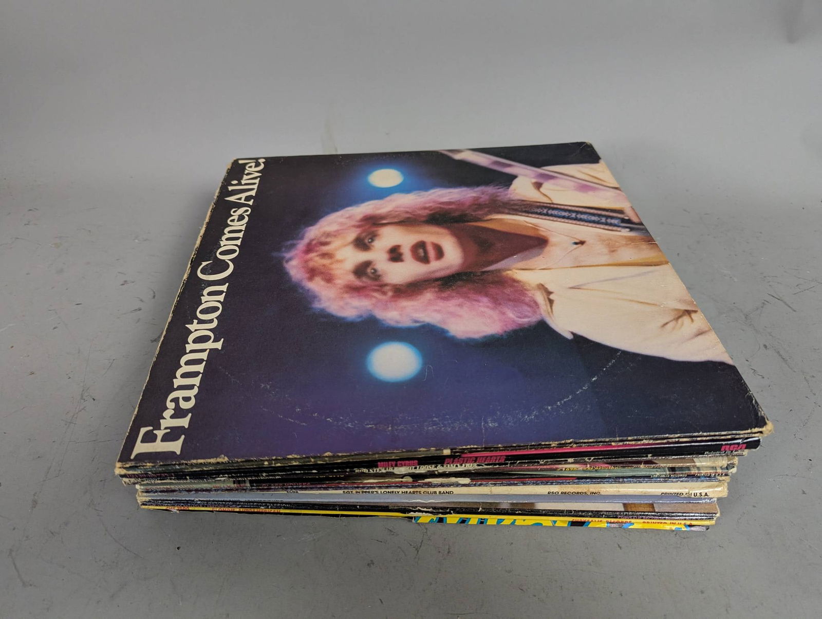 16 Albums Featuring Rod Stewart Blondie and Peter Frampton etc (1 of 4)