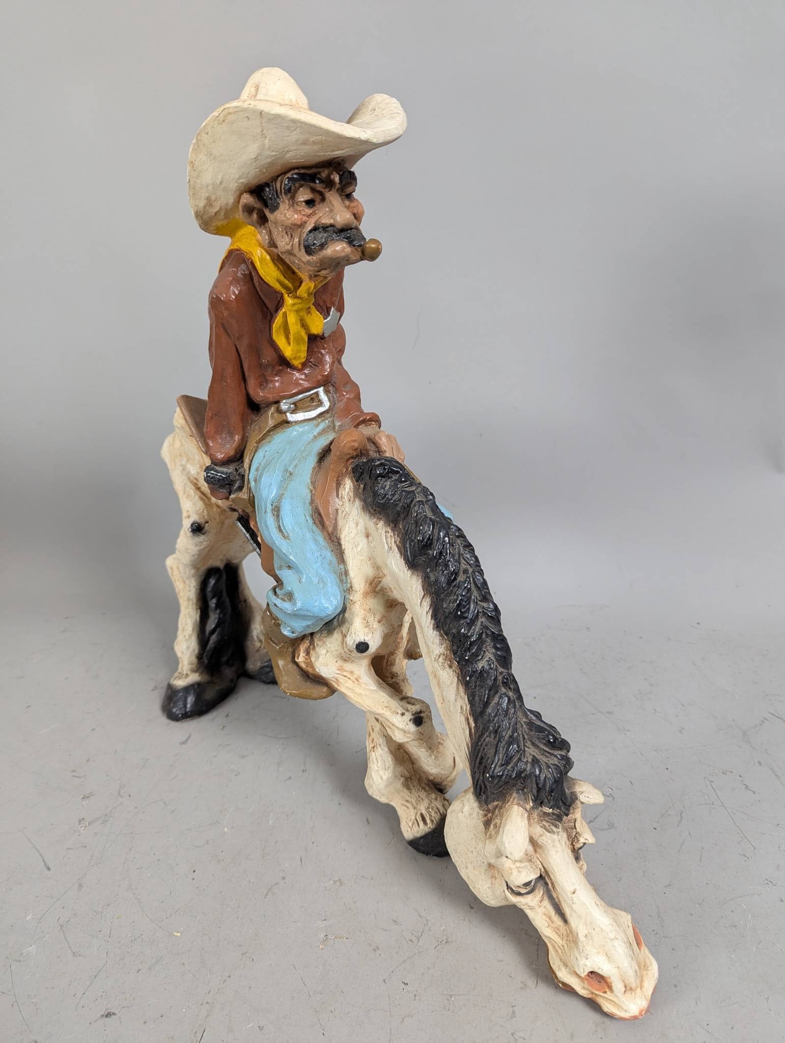 1977 Universal Statuary Corp Cowboy Sheriff Horse Sculpture (1 of 6)