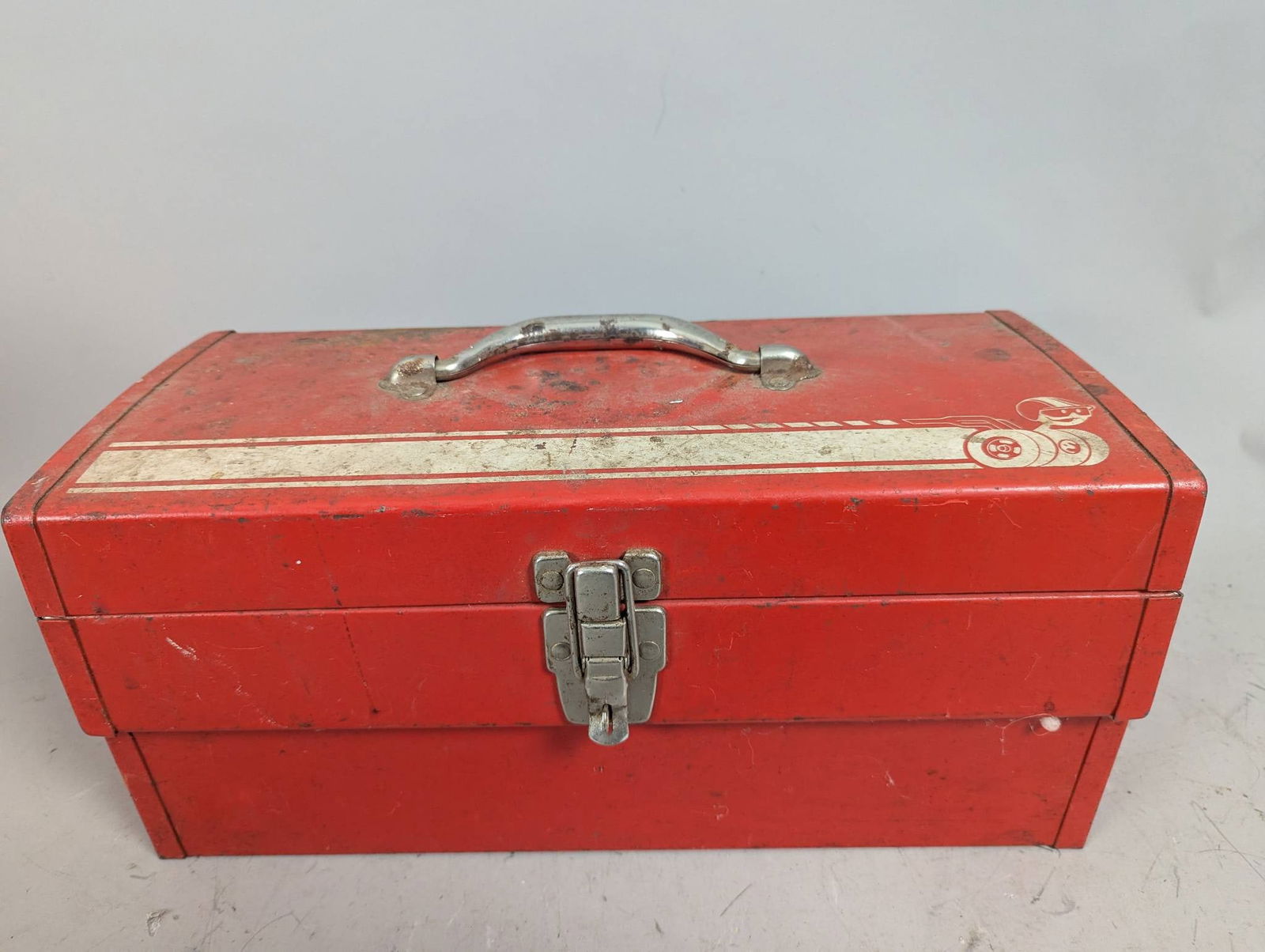 Vintage 60s 70s Mopar Dodge Scat Pack Bumblebee Red Toolbox (1 of 7)