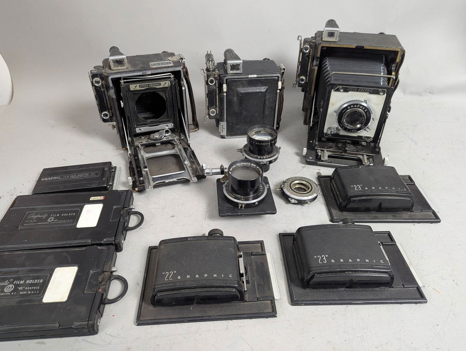 Olympus Camera, Lenses And Tripod