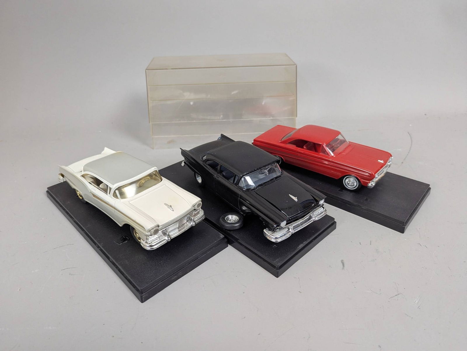 3 Promo Car Models Including 1964 Falcon, Ford Fairlane 500, 1957 Chevy (1 of 8)