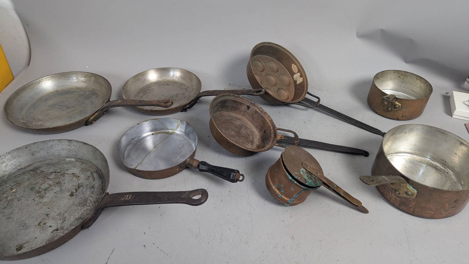 9 Antique Cookware Including Mauviel Piece (1 of 10)