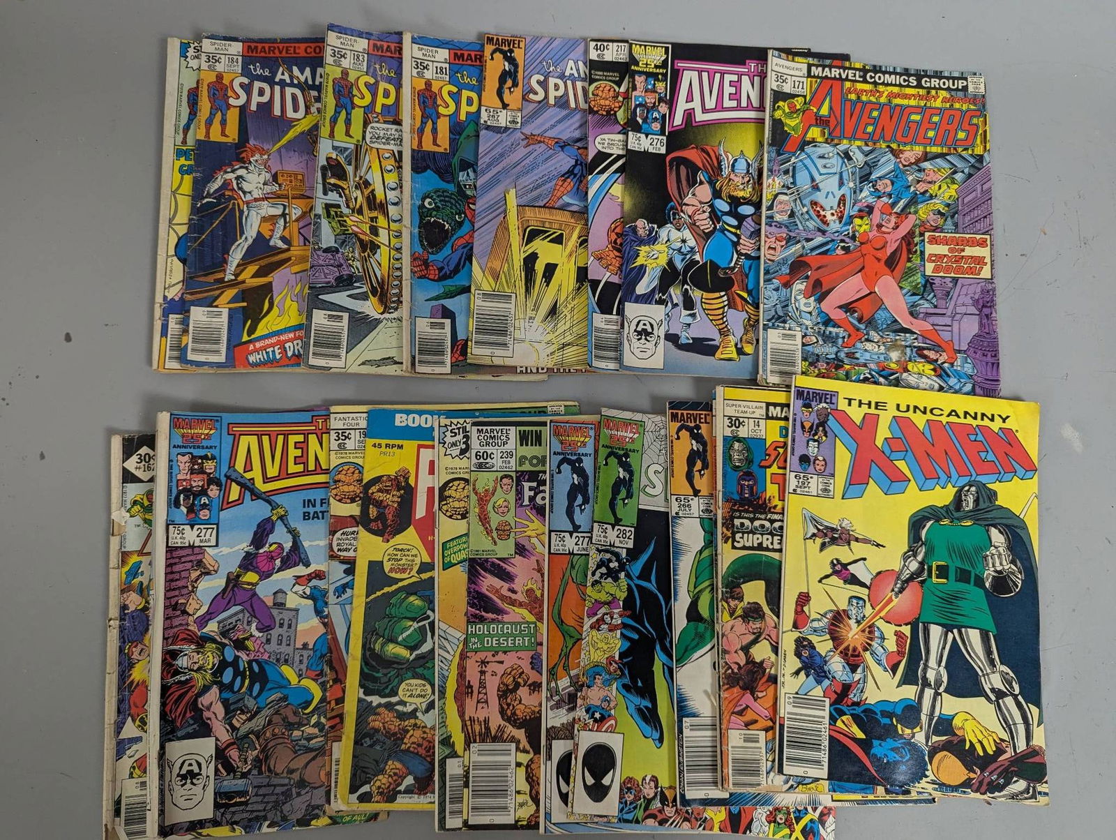 21 Marvel Comics from the 1970s to 1980s Featuring Various Series (1 of 8)