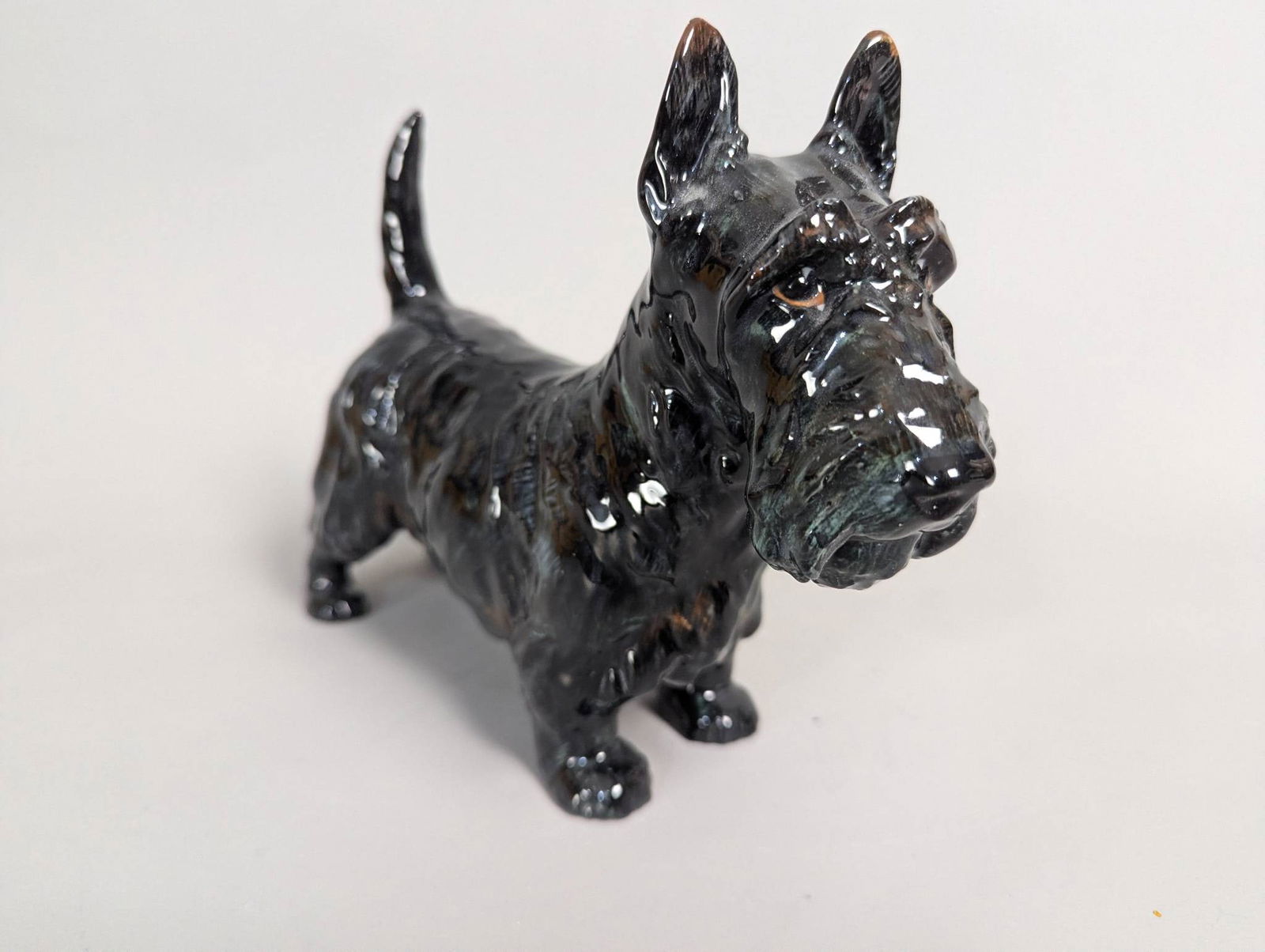 Royal Doulton Porcelain Scottish Terrier Dog Figurine Designed by Frederick Daws (1 of 8)