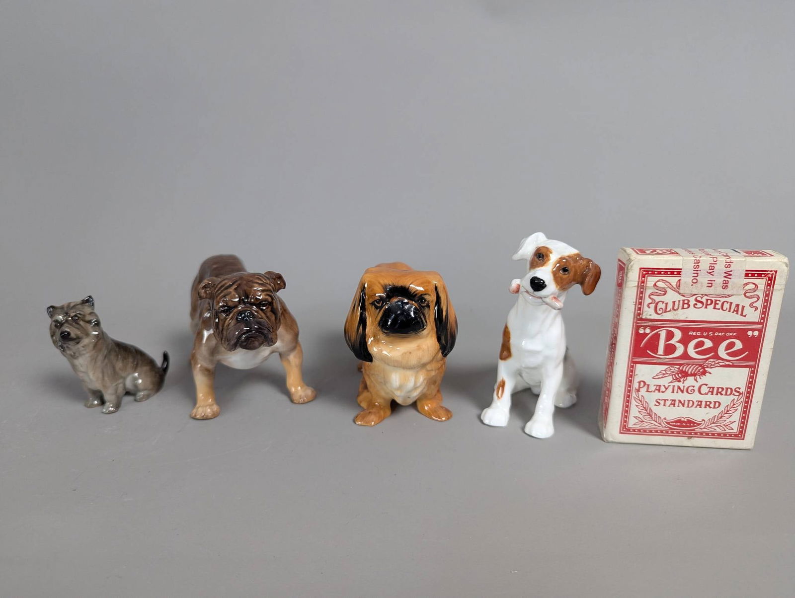 Four Royal Doulton Dog Figures Including HN 1012 and HN 1044 (1 of 9)