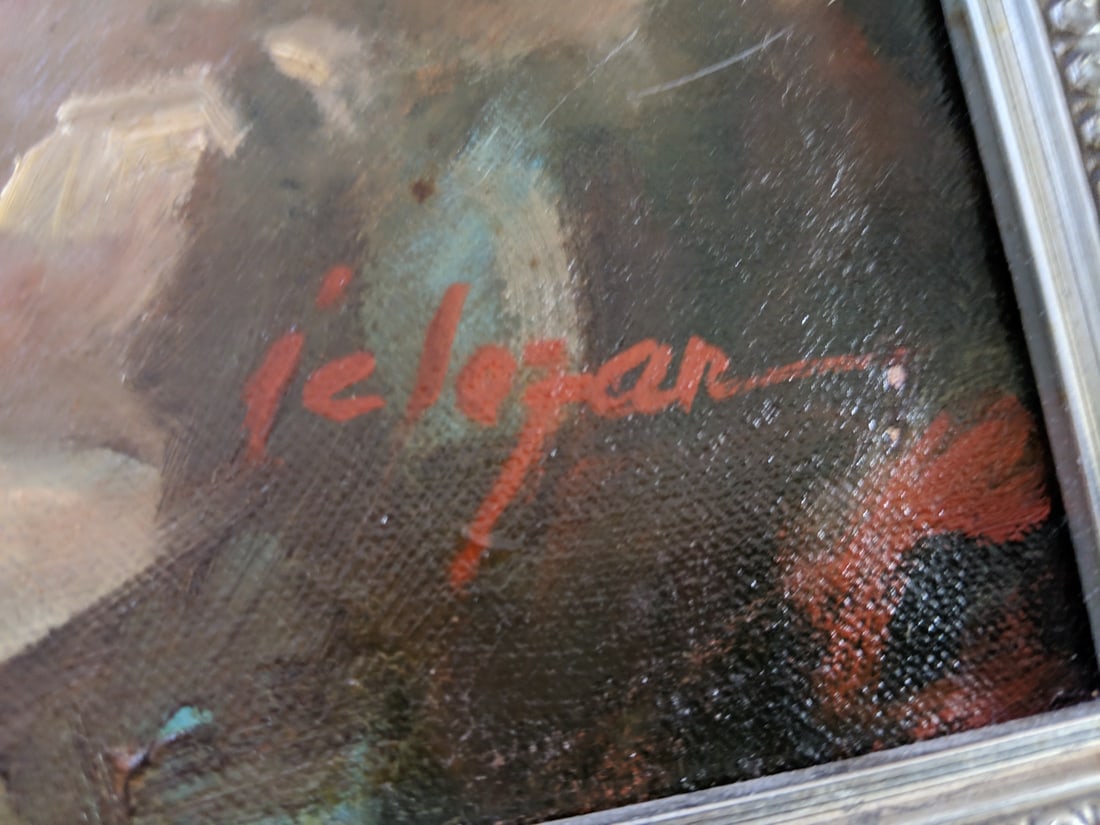 Semproniu Iclozan Large Oil Painting Jesus Jerusalem - 4