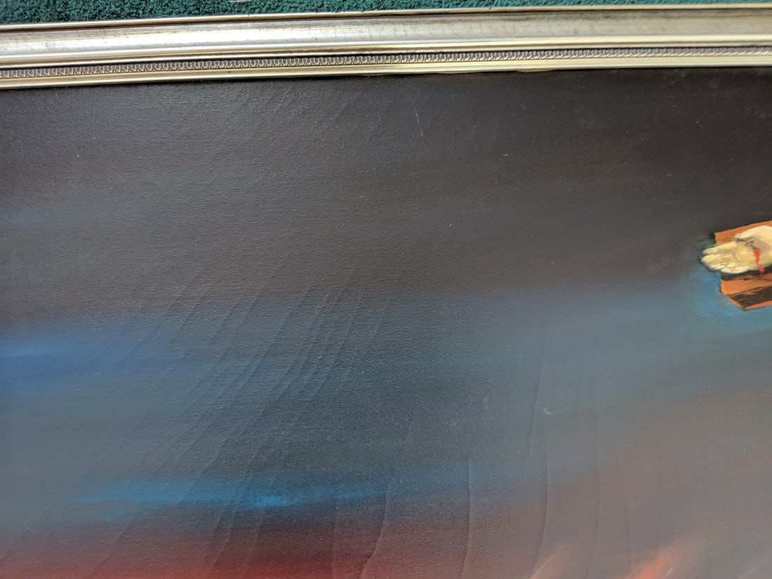 Semproniu Iclozan Large Oil Painting Jesus on Cross - 9