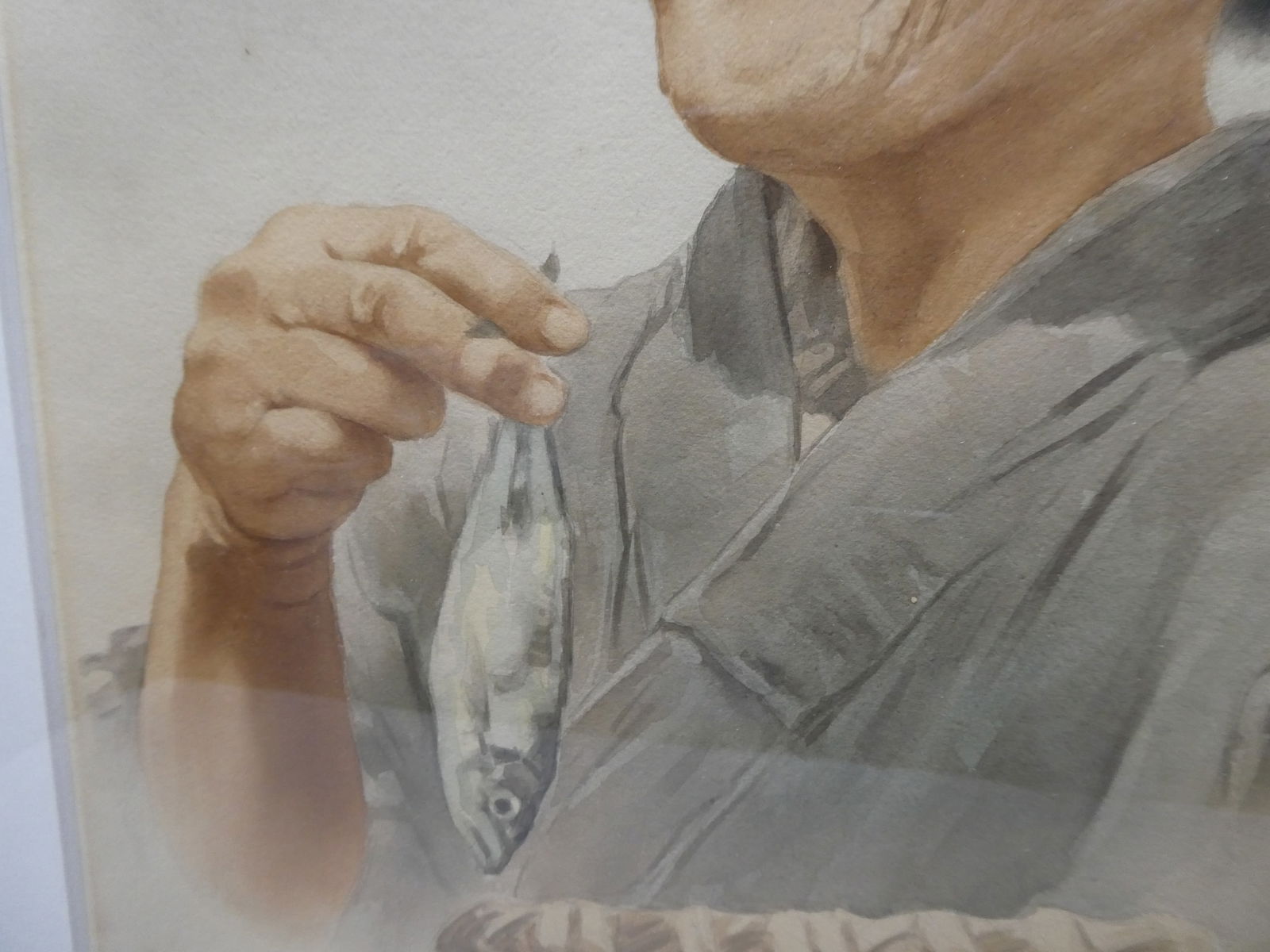 Pair Fukutaro Tarauchi Japanese Watercolor Paintings - 10