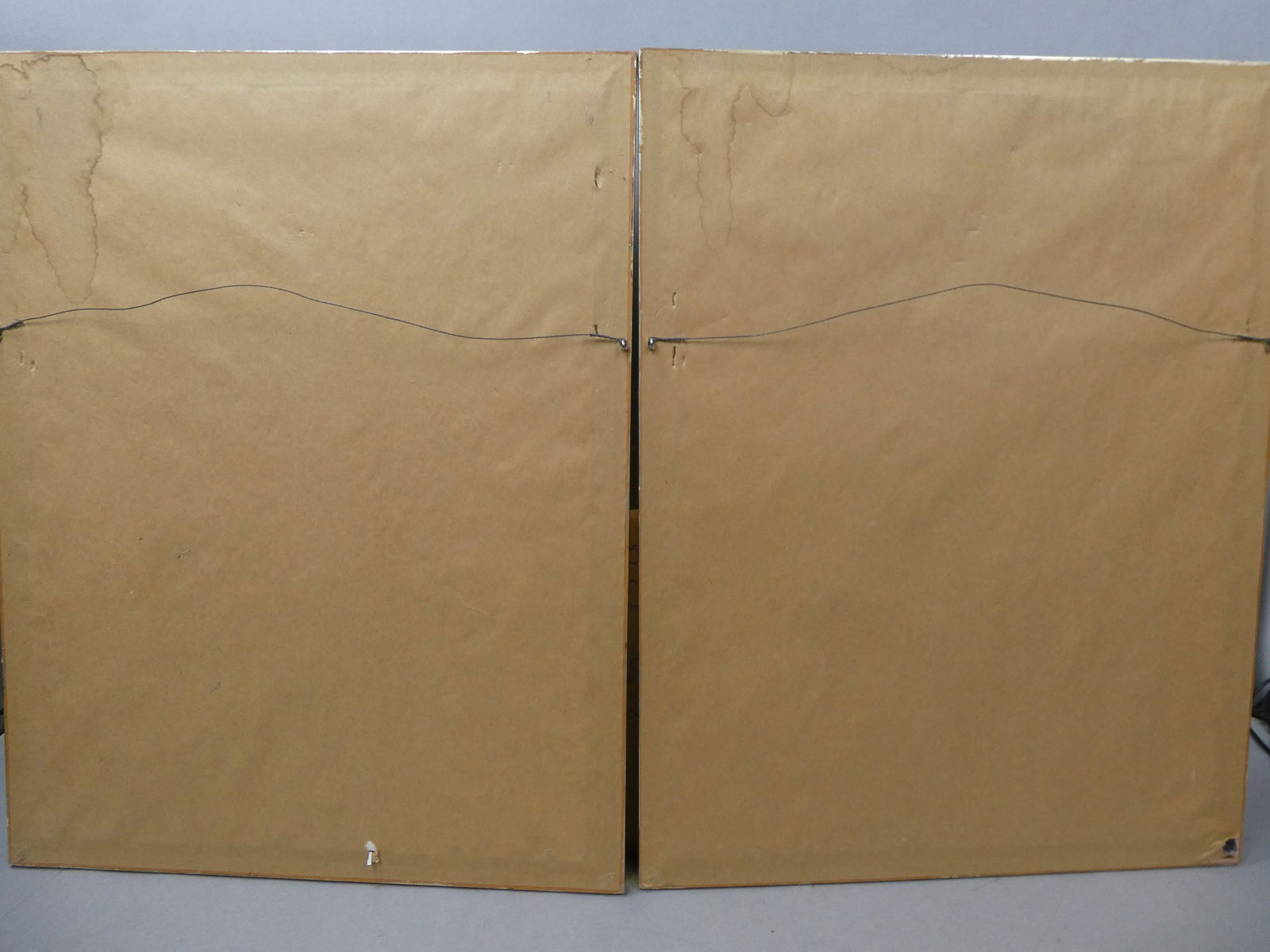 Pair Fukutaro Tarauchi Japanese Watercolor Paintings - 16