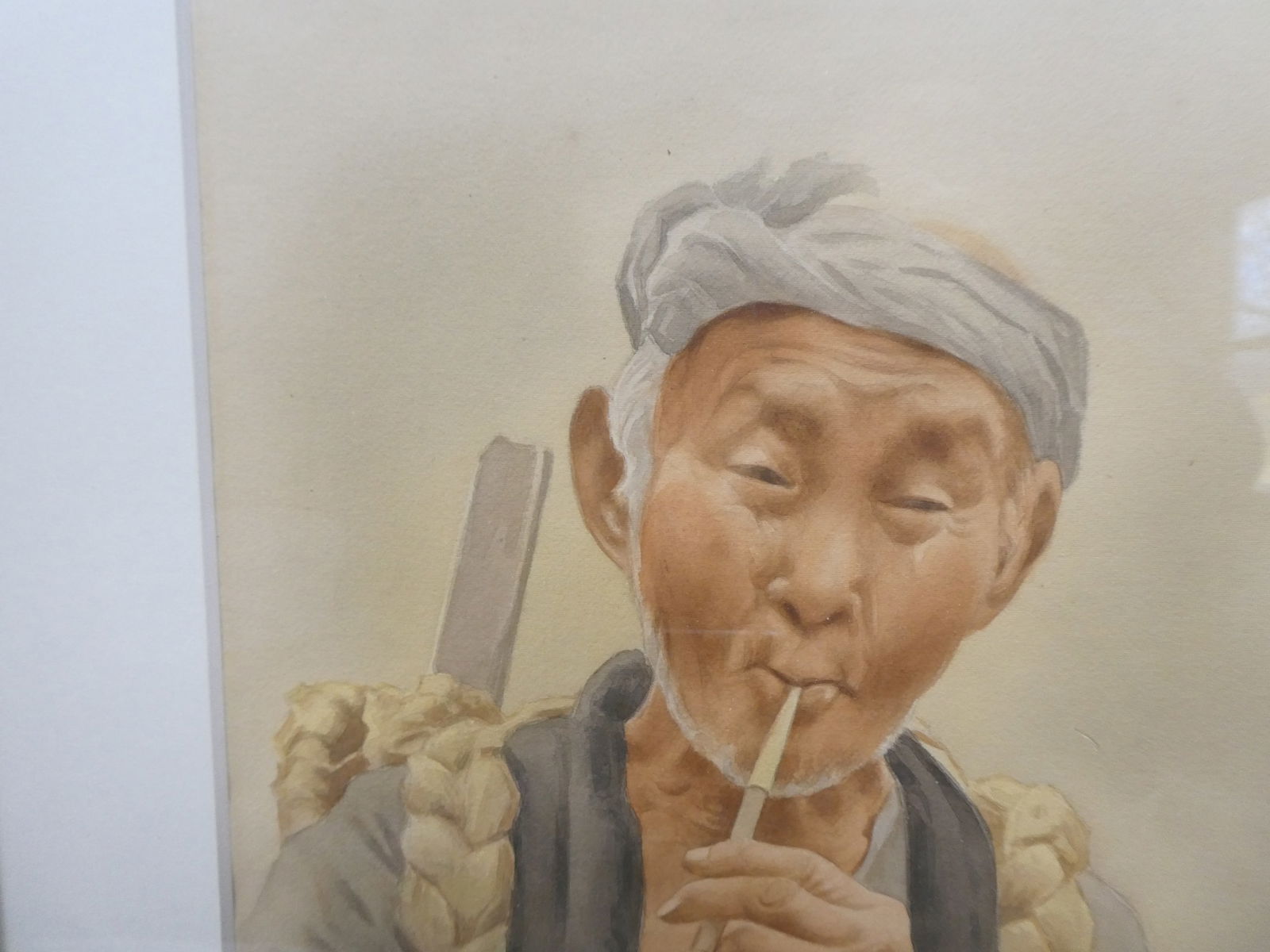 Pair Fukutaro Tarauchi Japanese Watercolor Paintings - 3