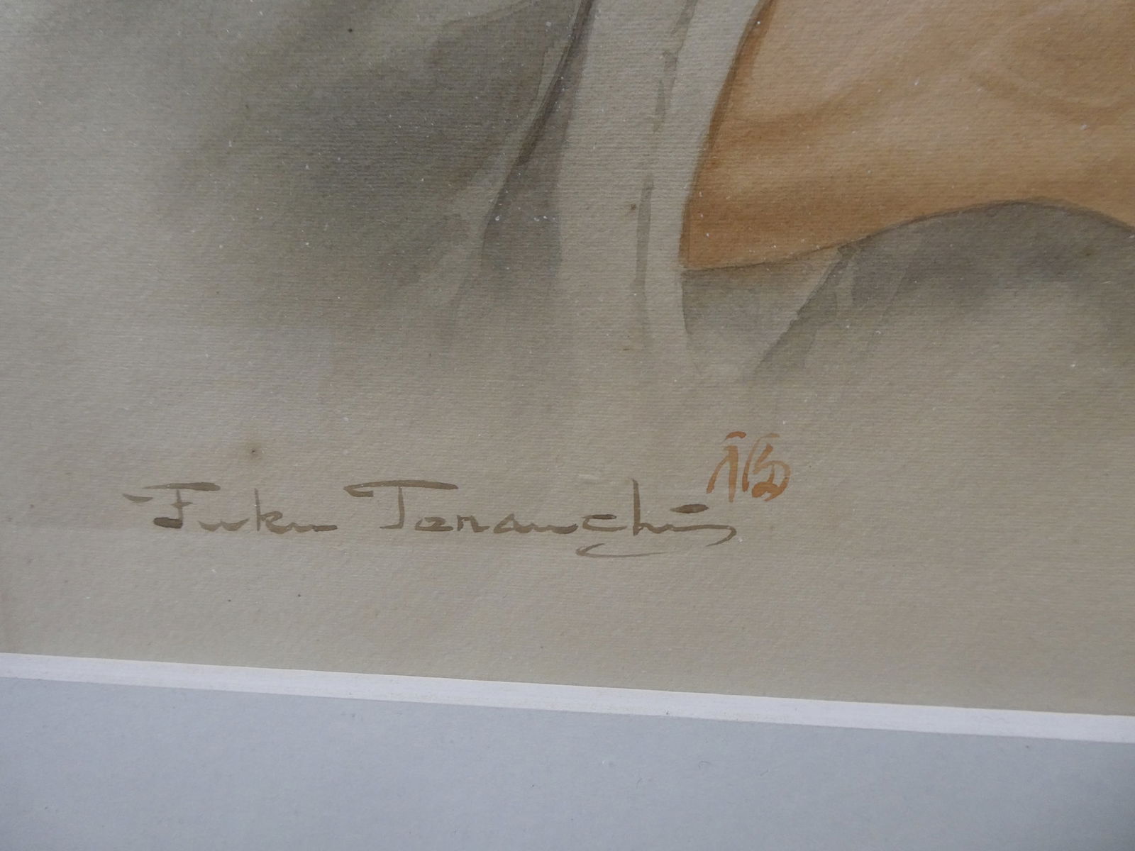 Pair Fukutaro Tarauchi Japanese Watercolor Paintings - 6