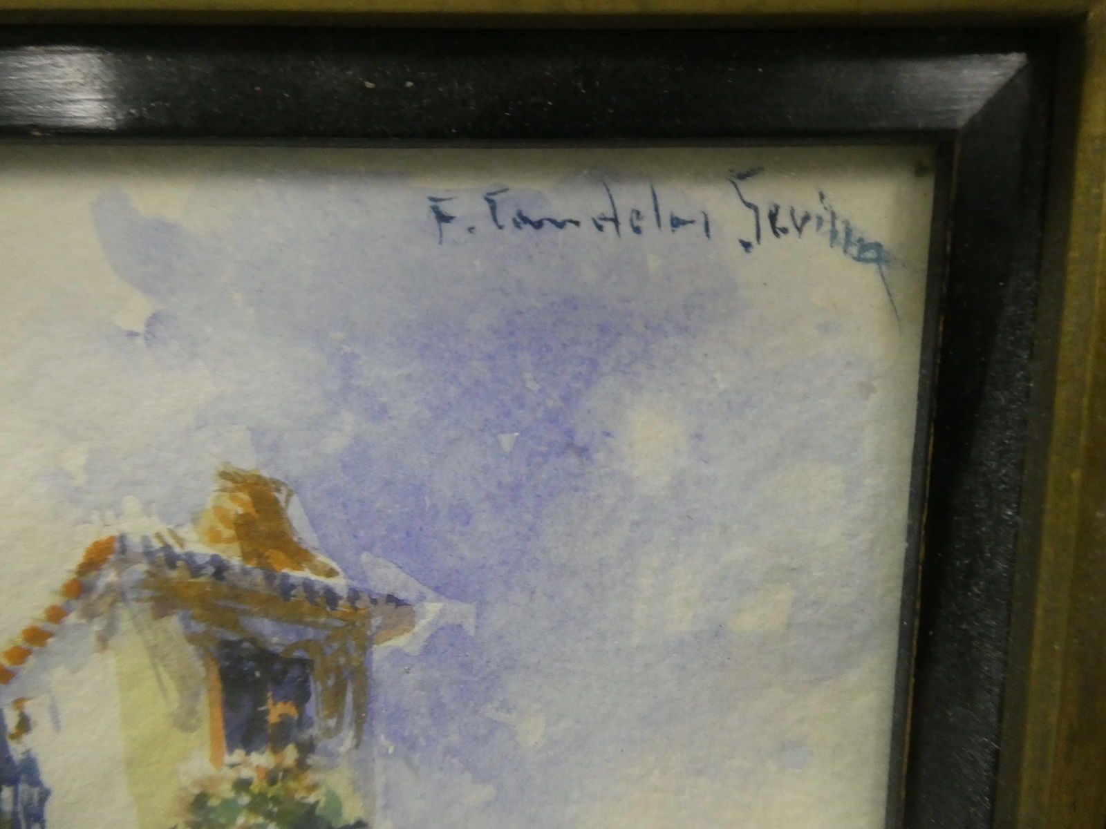 Set 3 Francisco Candela Views of Seville Watercolor Paintings - 6