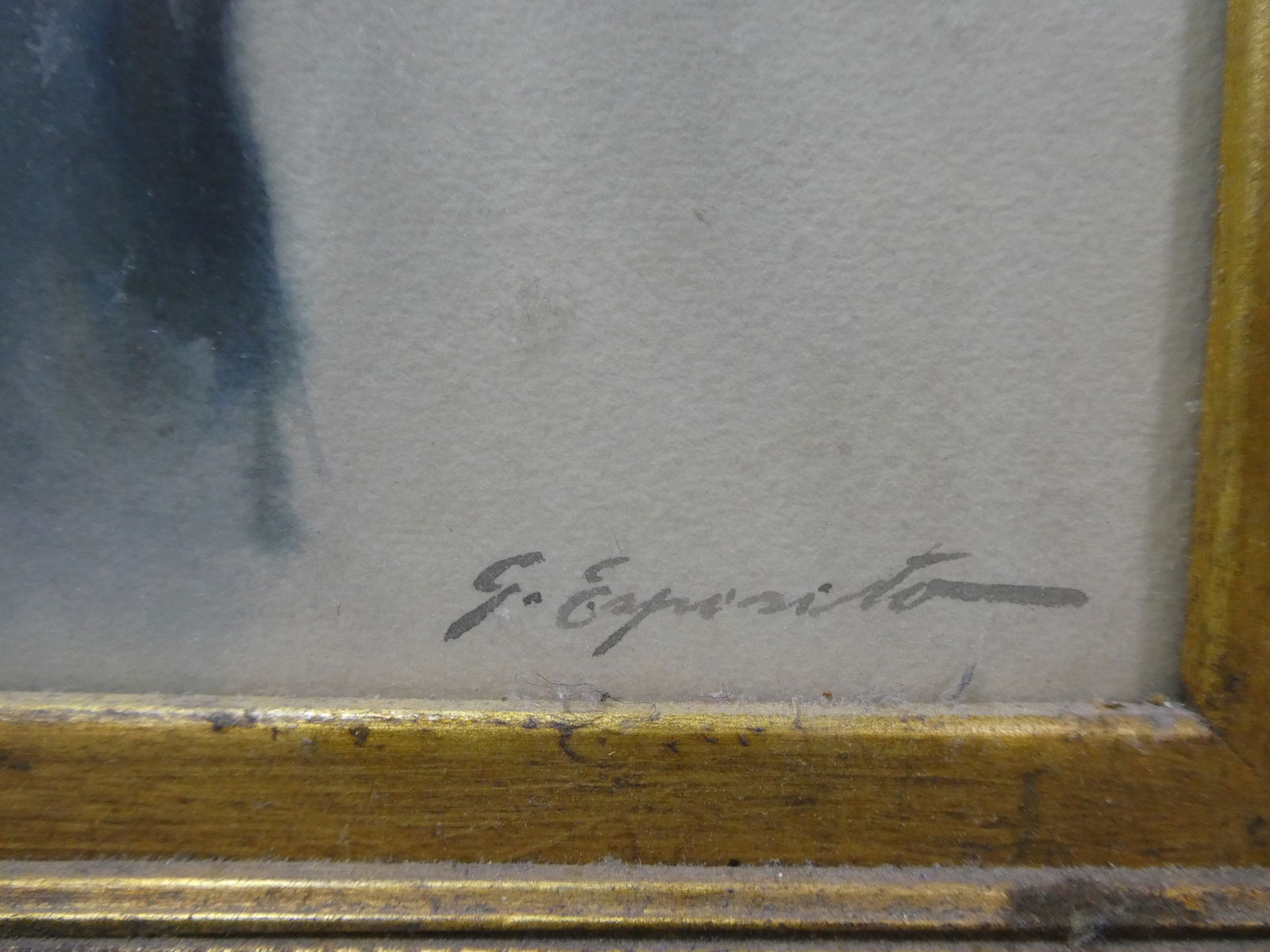 Goetano Esposito Portrait of Capri Fisherman Watercolor Painting - 10