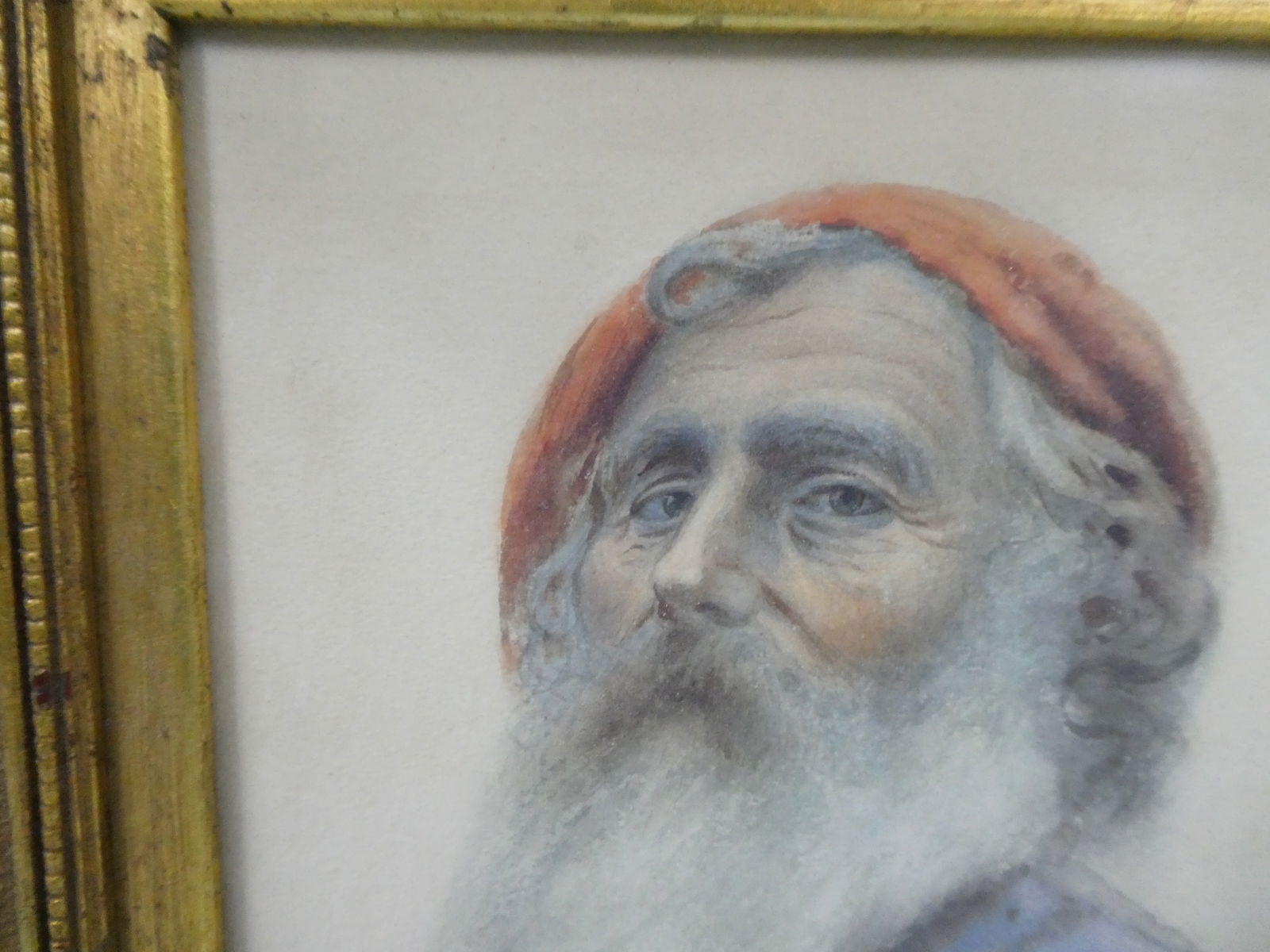 Goetano Esposito Portrait of Capri Fisherman Watercolor Painting - 4