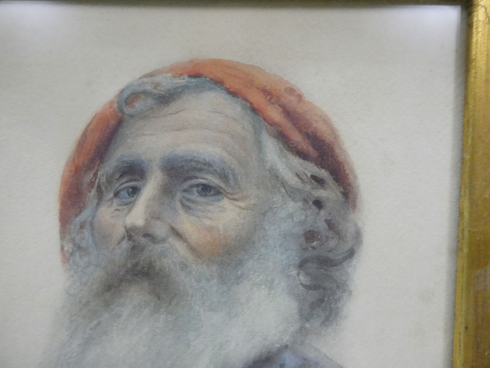 Goetano Esposito Portrait of Capri Fisherman Watercolor Painting - 5