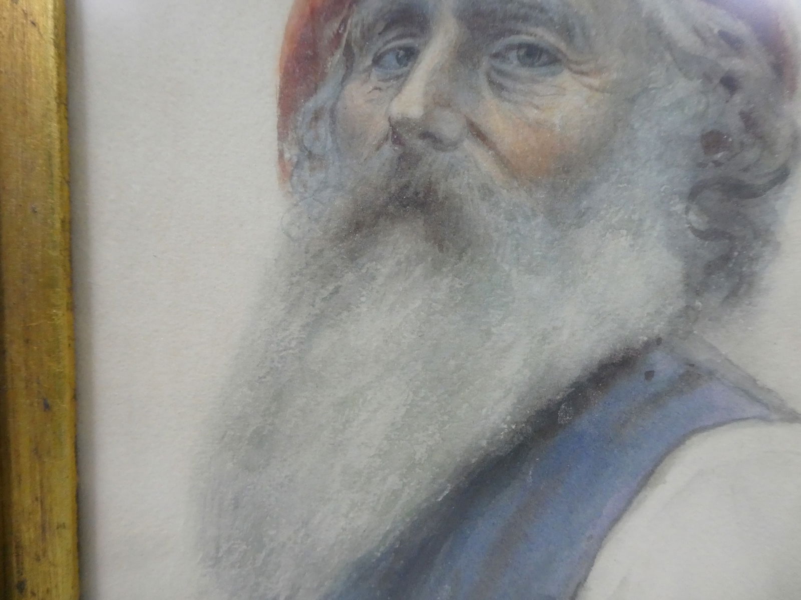 Goetano Esposito Portrait of Capri Fisherman Watercolor Painting - 6