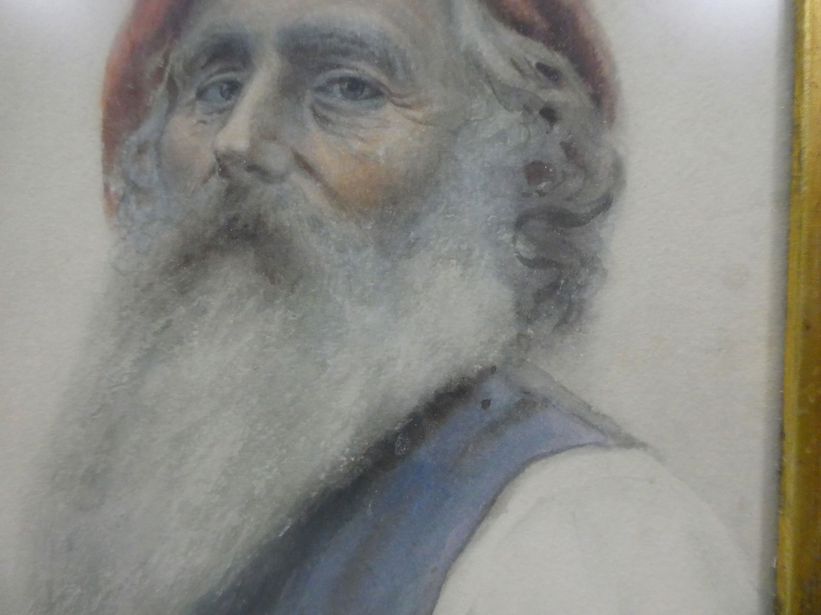 Goetano Esposito Portrait of Capri Fisherman Watercolor Painting - 7