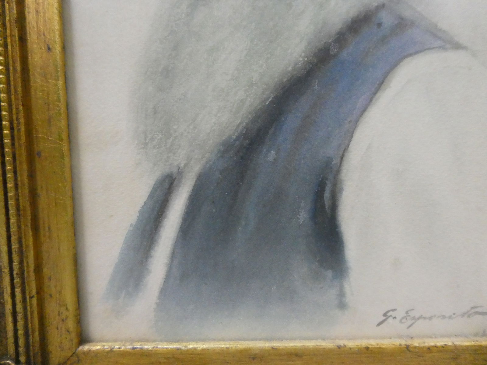 Goetano Esposito Portrait of Capri Fisherman Watercolor Painting - 8