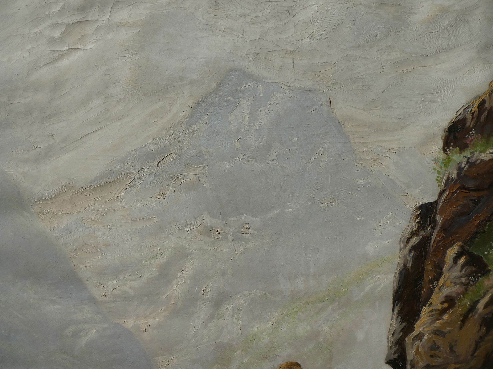 Charles Kleukens Woman Herding Goats Oil Painting - 7