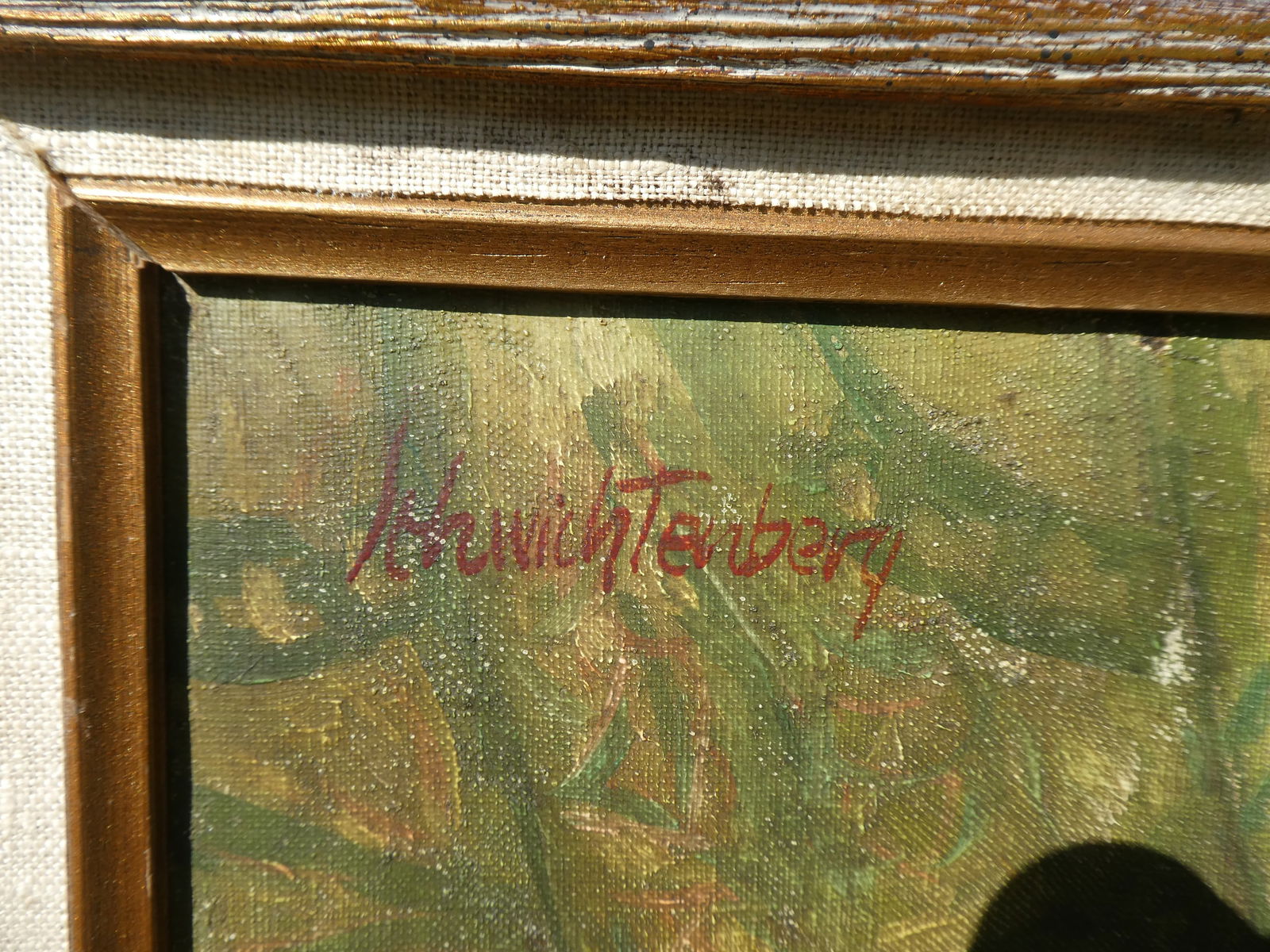 Signed Harwich Tenbery Floral Still-Life Oil Painting - 11