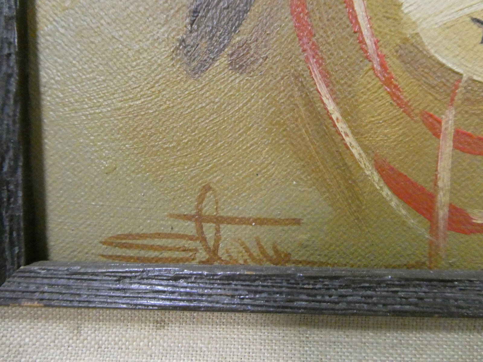 Pair Vintage Signed Portrait of American Indian Children - 4