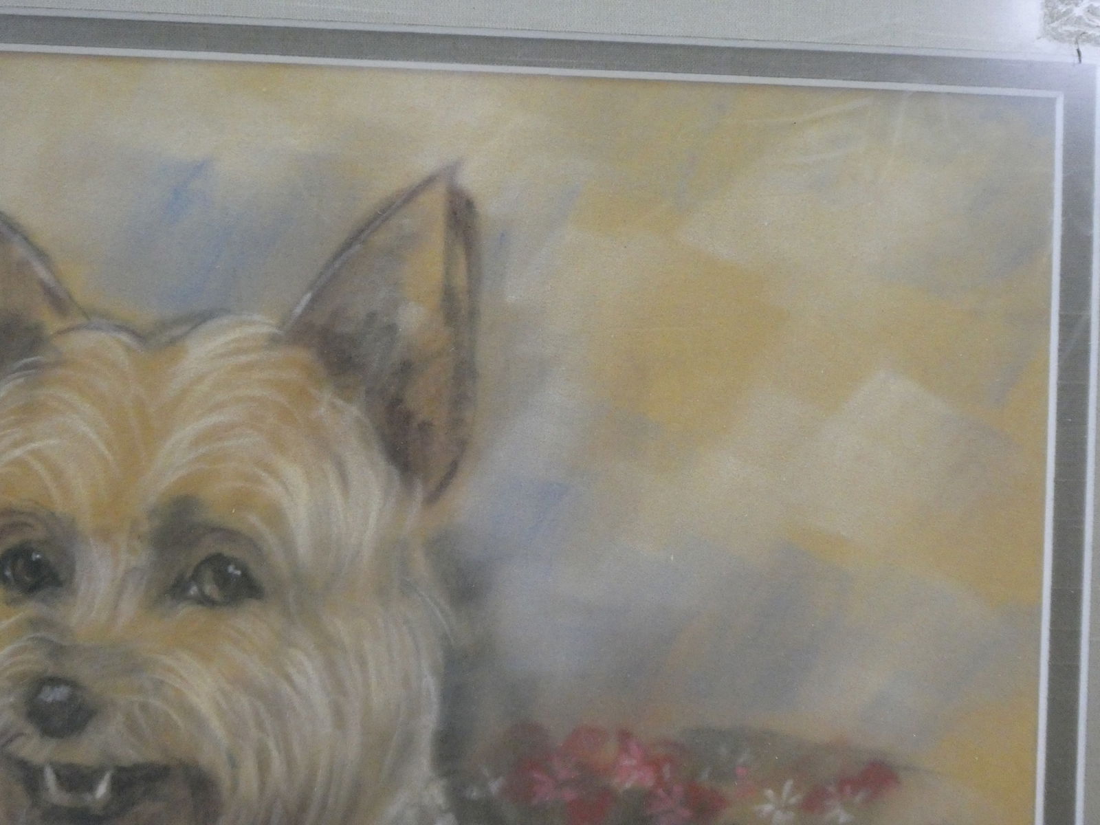 Arthur Smith Signed Dog Pastel Painting - 12