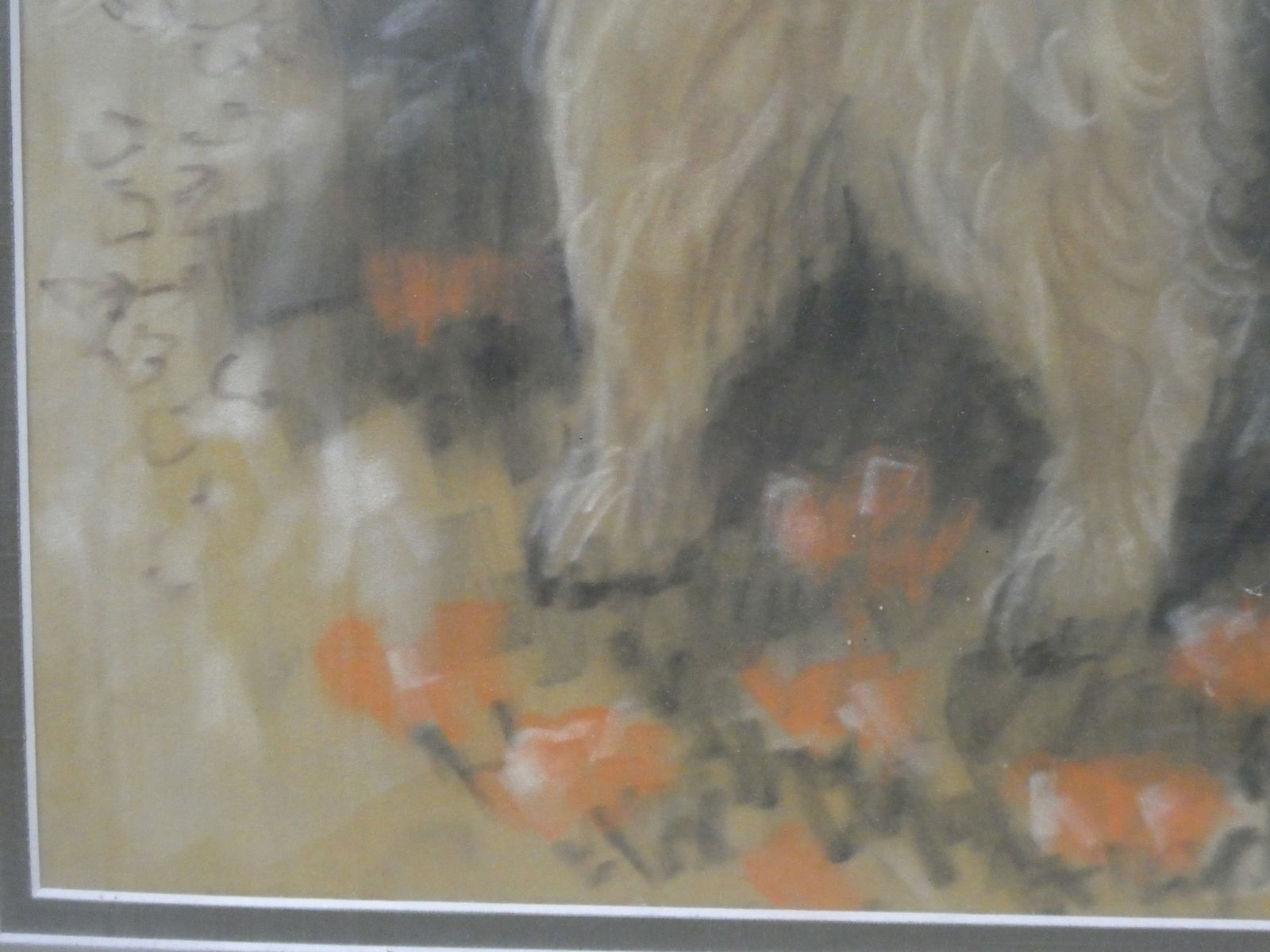 Arthur Smith Signed Dog Pastel Painting - 7