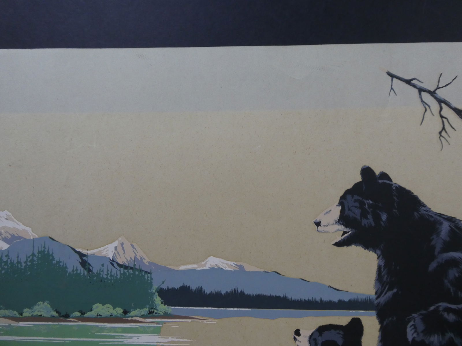 James Bunnell Black Bears Color Serigraph - 3