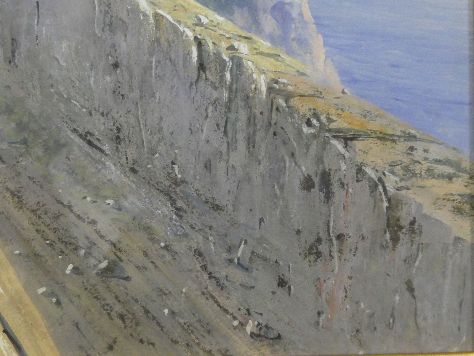 Giovanni Battista Capri The Old Saracen Steps to Anacapri Watercolor Painting - 6