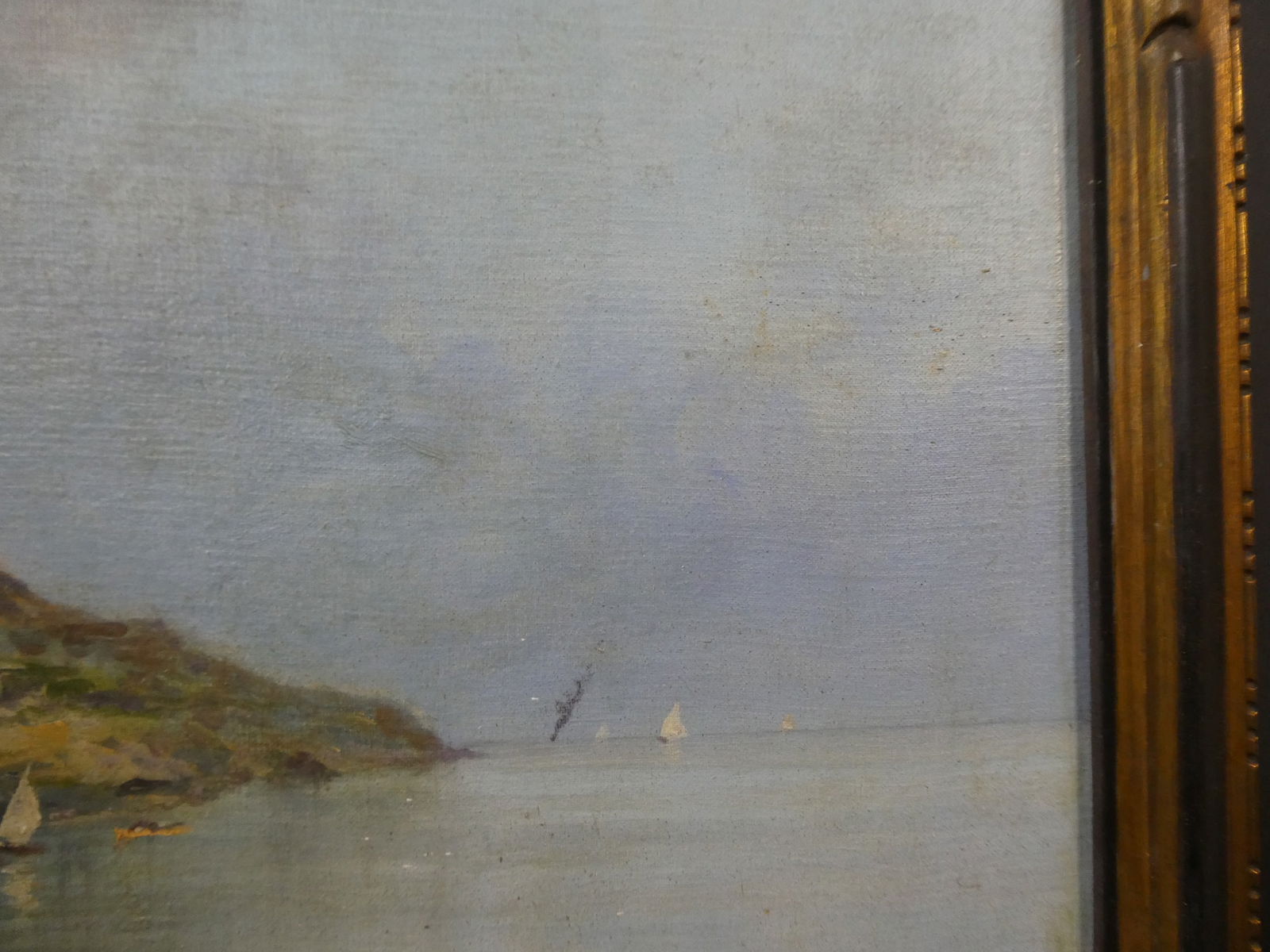 Oscar Ricciardi View if Castello d'Ischia Oil Painting - 11