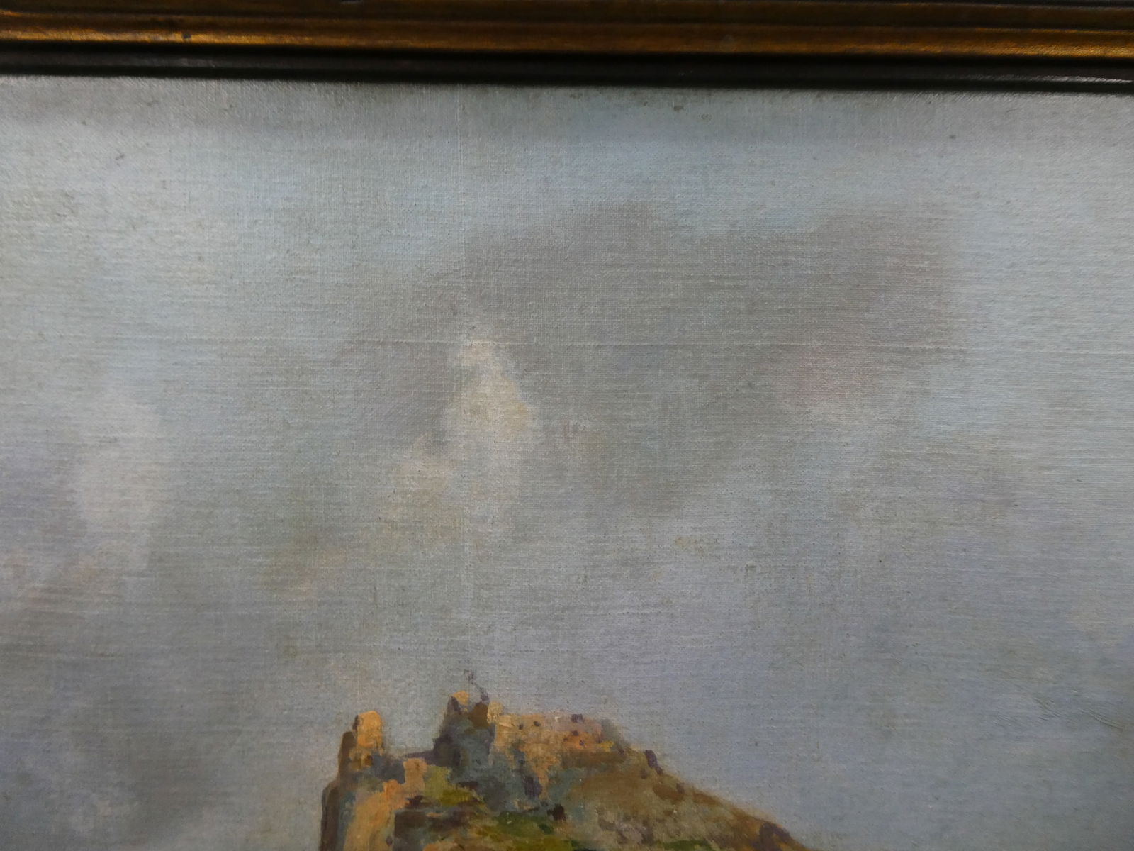 Oscar Ricciardi View if Castello d'Ischia Oil Painting - 16