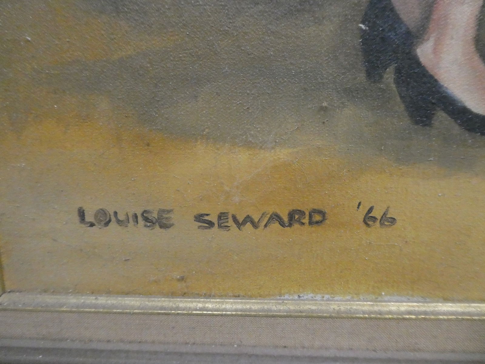 1966 Louise Seward Flamenco Dancers Oil Painting - 11