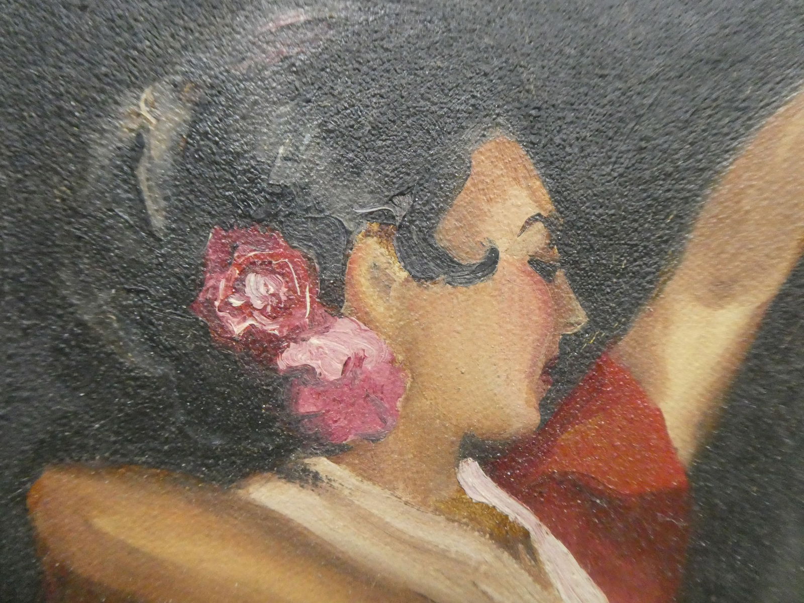 1966 Louise Seward Flamenco Dancers Oil Painting - 12