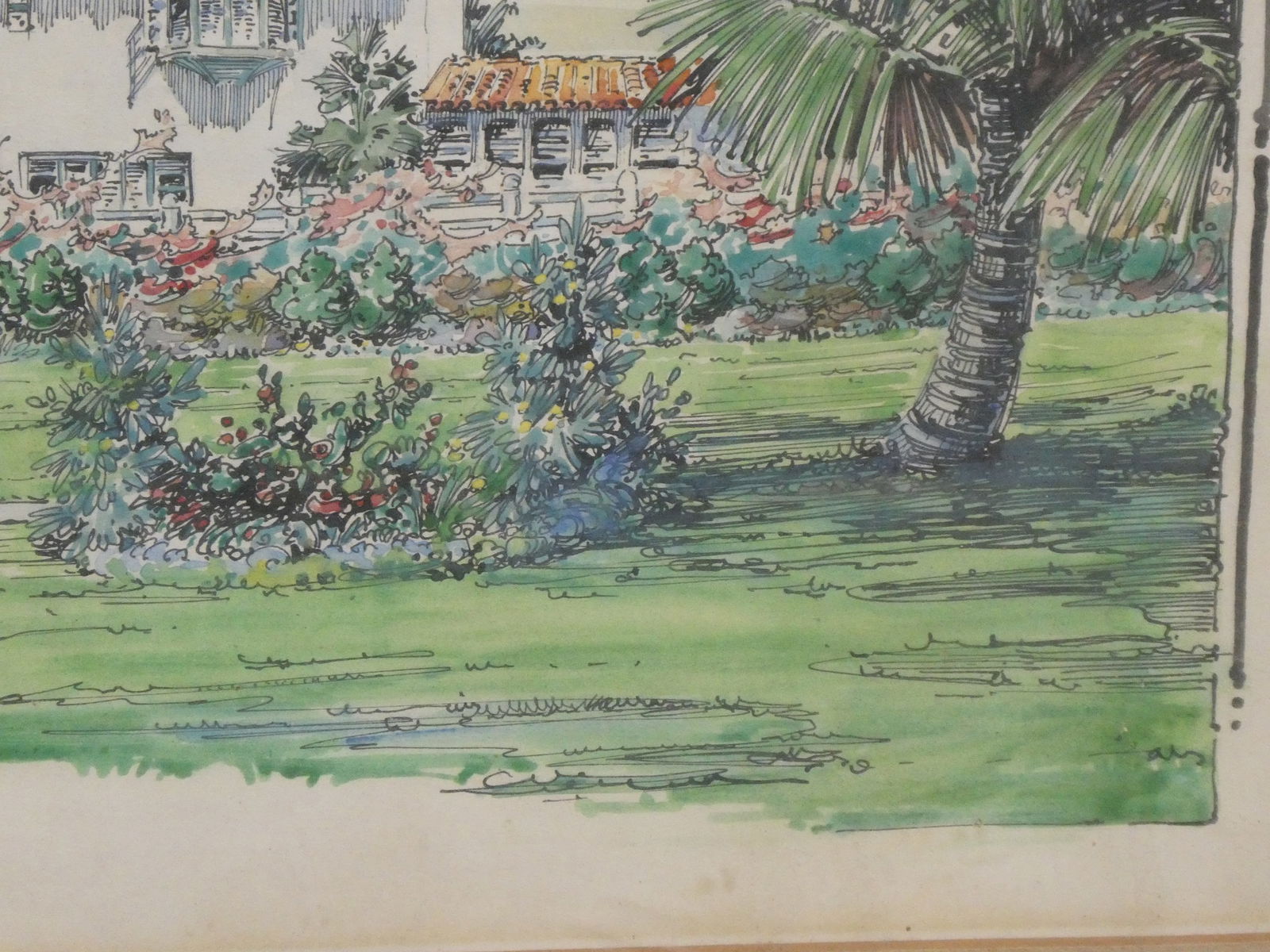 1938 Chas Perrochet Tropical House Print - 11