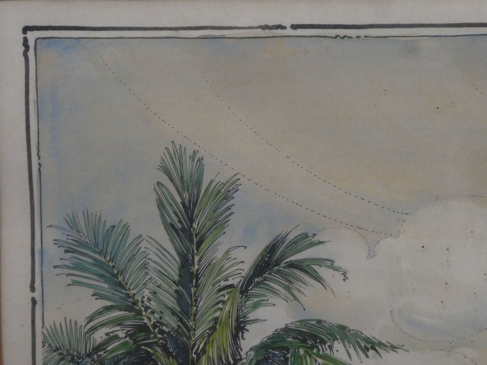 1938 Chas Perrochet Tropical House Print - 3