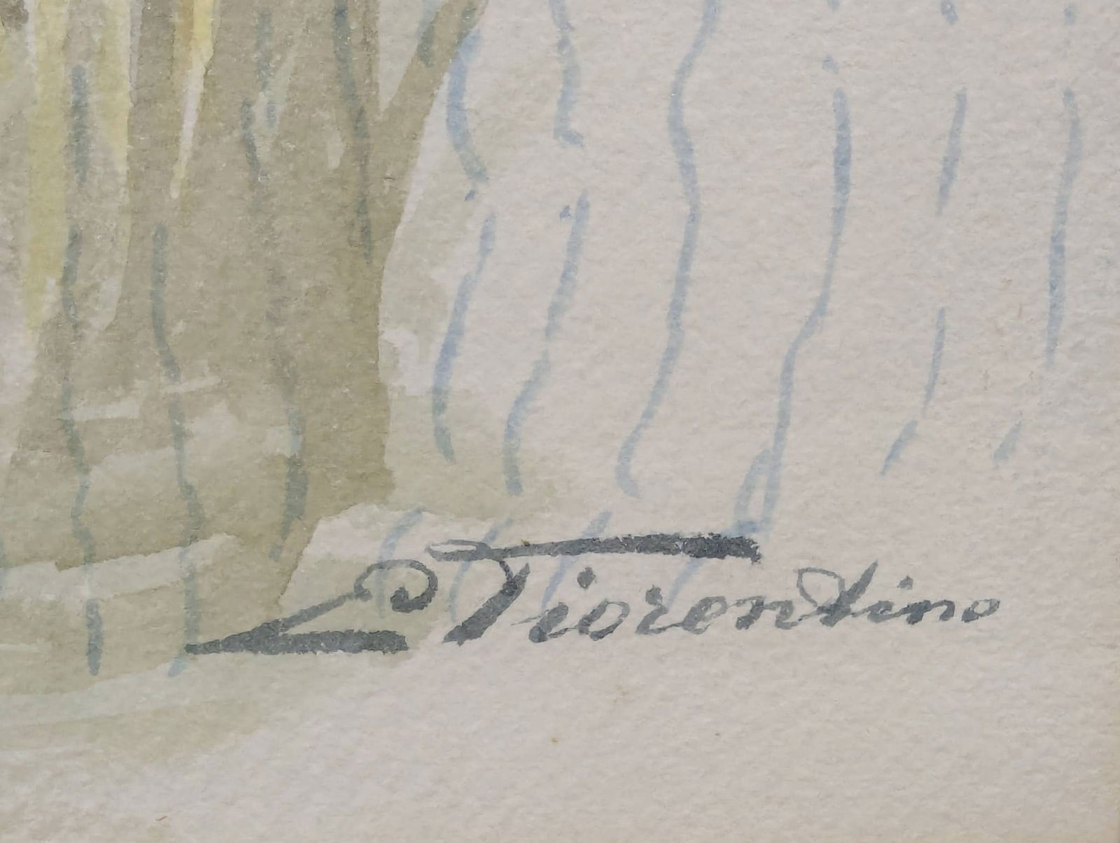 Watercolor Portrait of Neapolitan Italian Grandma by E Fiorentino - 10