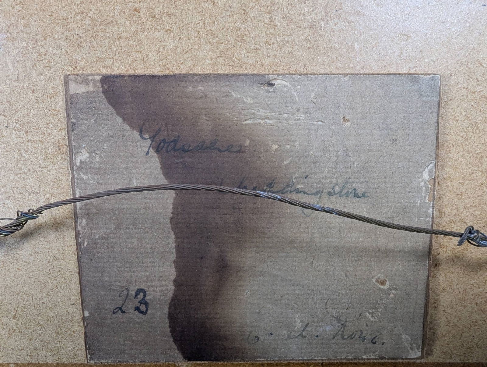 Watercolor of Godscacre by Ernest Arthur Rowe SignedÂ 1907 - 13