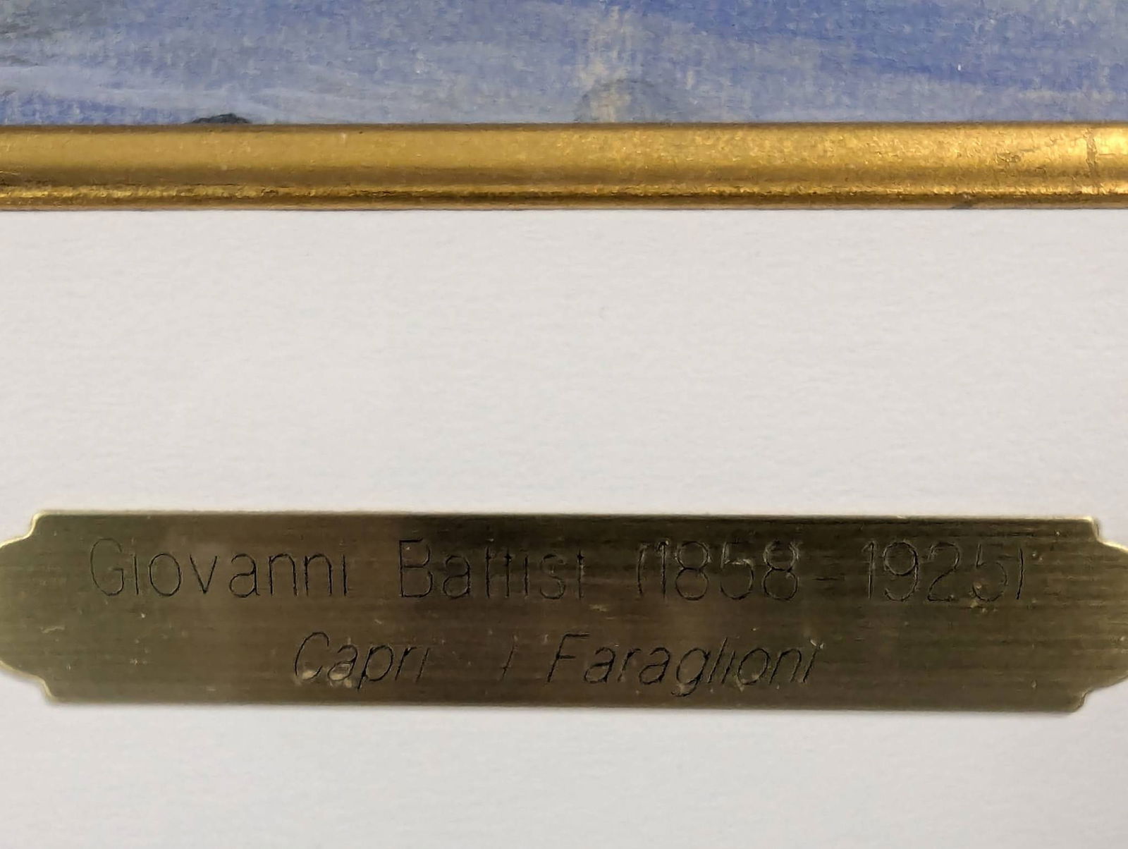 View of Capri Gauche Painting by Giovanni Battista - 13