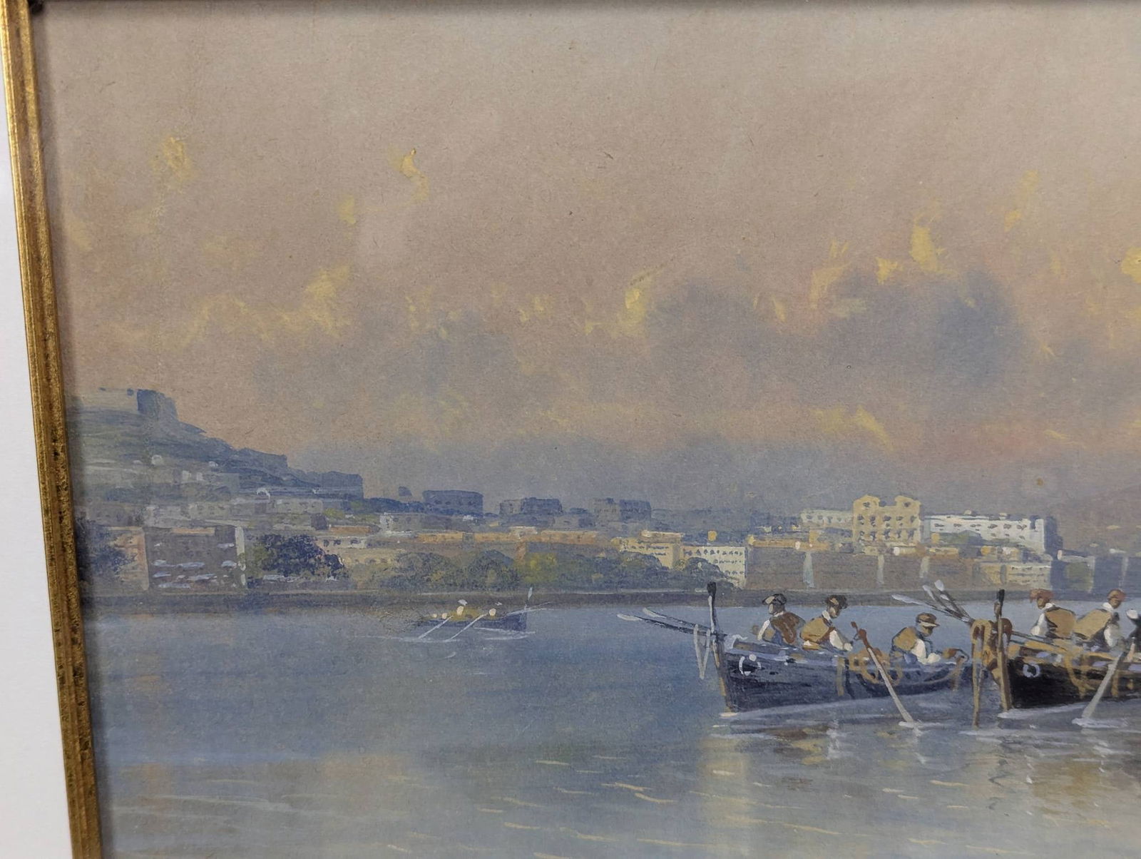 Napoli Panorama Watercolor Painting by Giovanni Battista - 3
