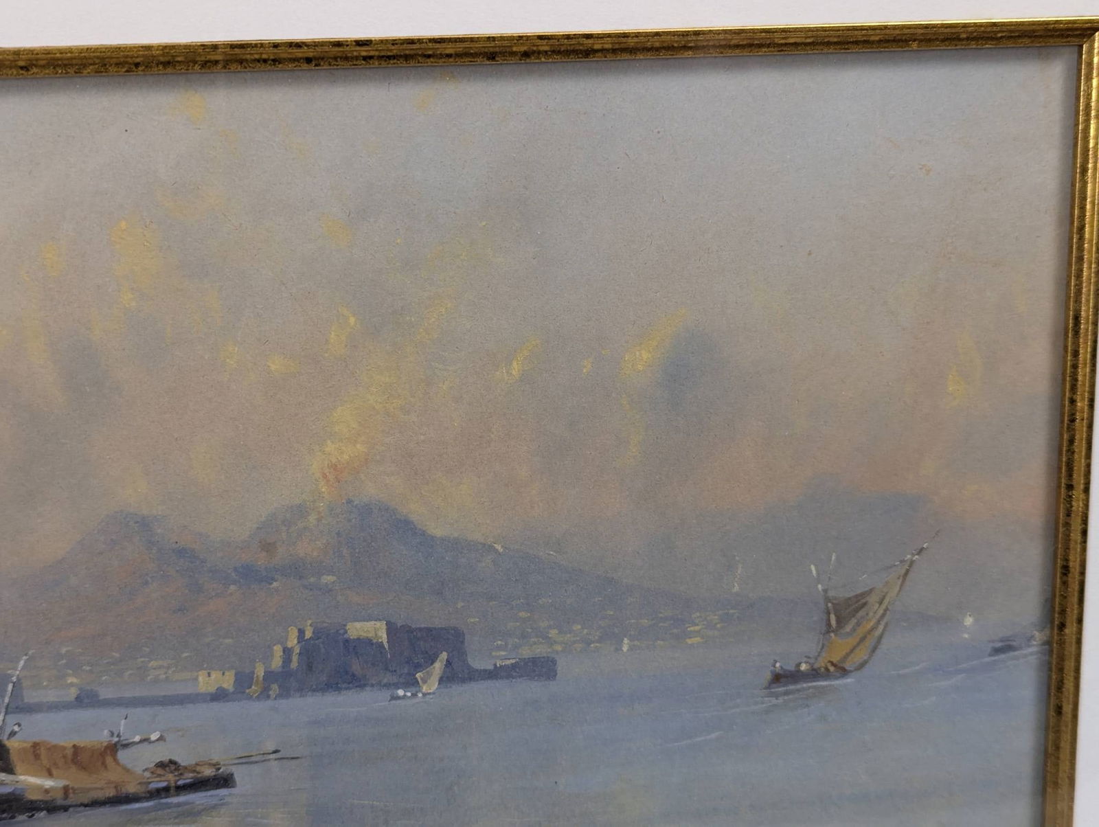 Napoli Panorama Watercolor Painting by Giovanni Battista - 5