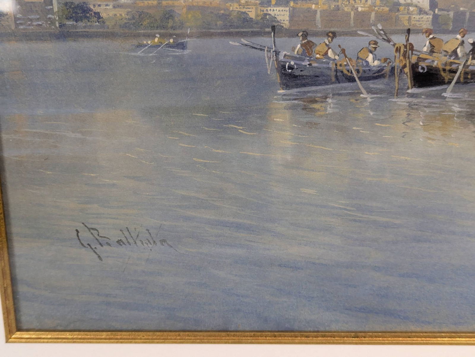 Napoli Panorama Watercolor Painting by Giovanni Battista - 6