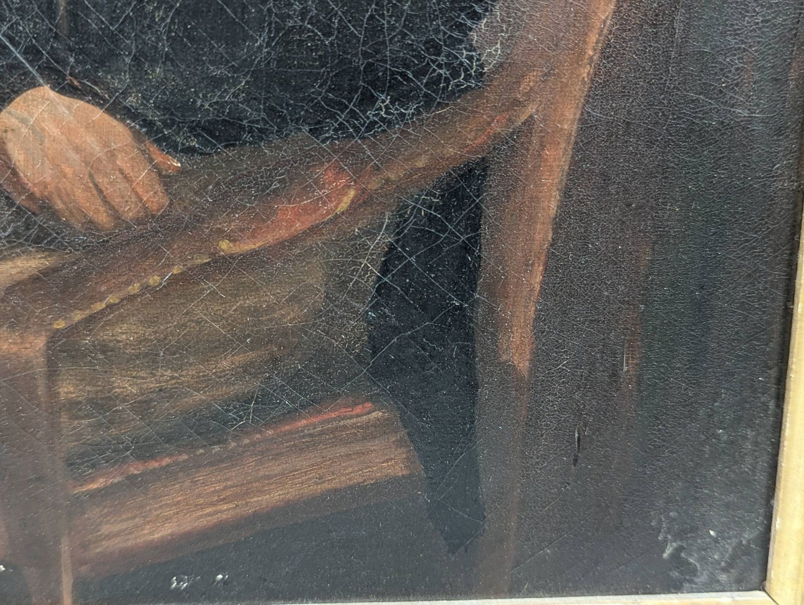 American School Oil Painting Portrait of a Distinguished Gentleman c 1840s - 8