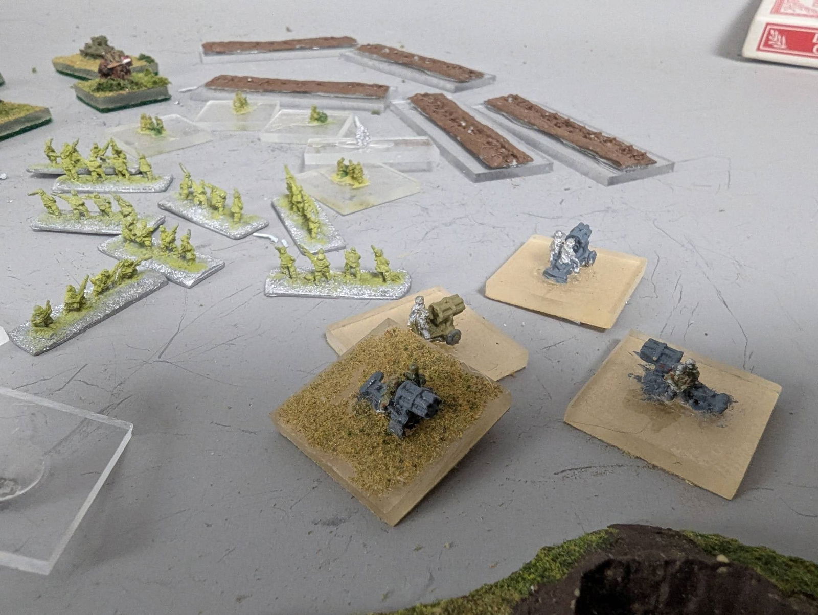 Large Lot Metal Miniatures Depicting WWII Scenes - 12