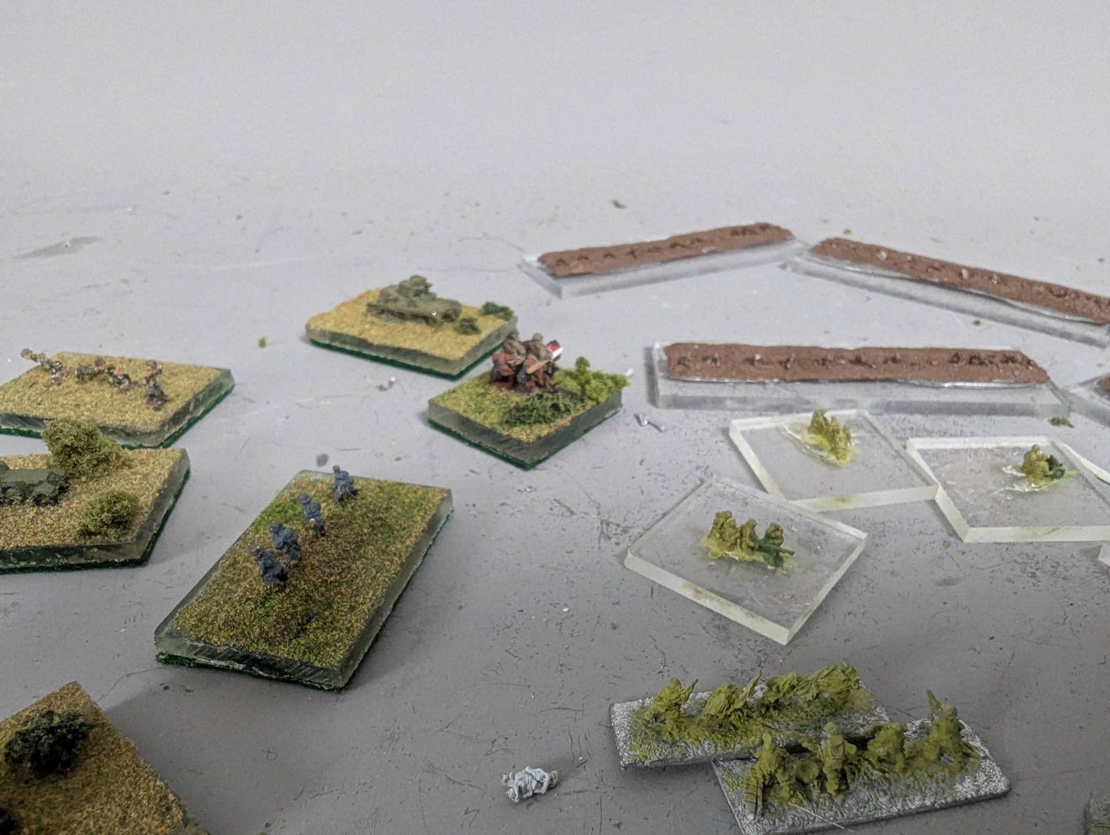 Large Lot Metal Miniatures Depicting WWII Scenes - 14