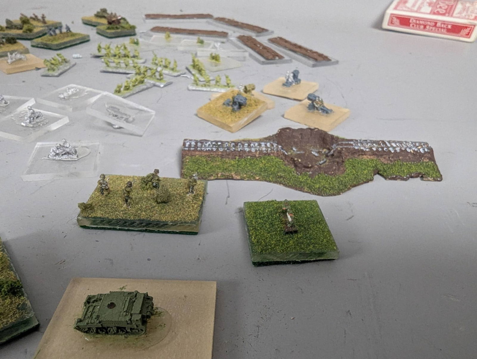 Large Lot Metal Miniatures Depicting WWII Scenes - 16