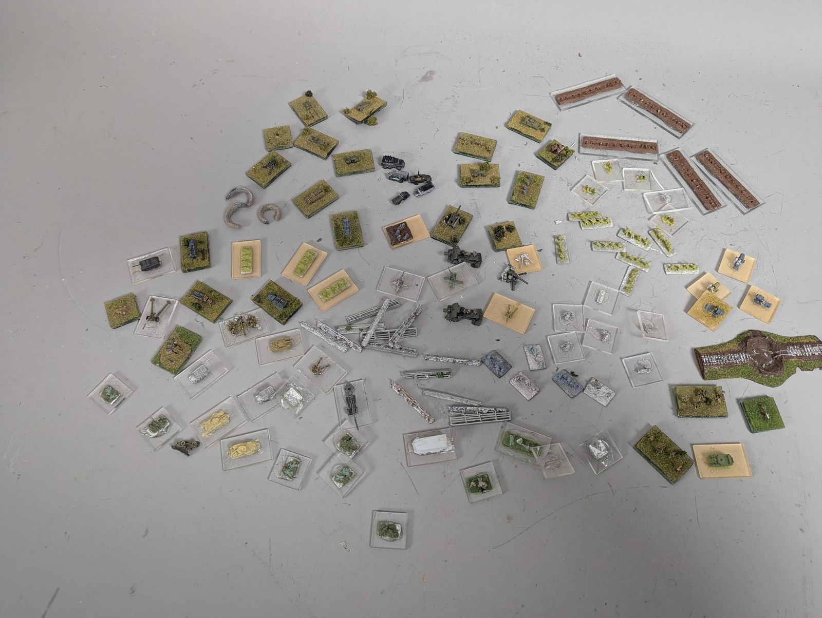 Large Lot Metal Miniatures Depicting WWII Scenes (1 of 16)